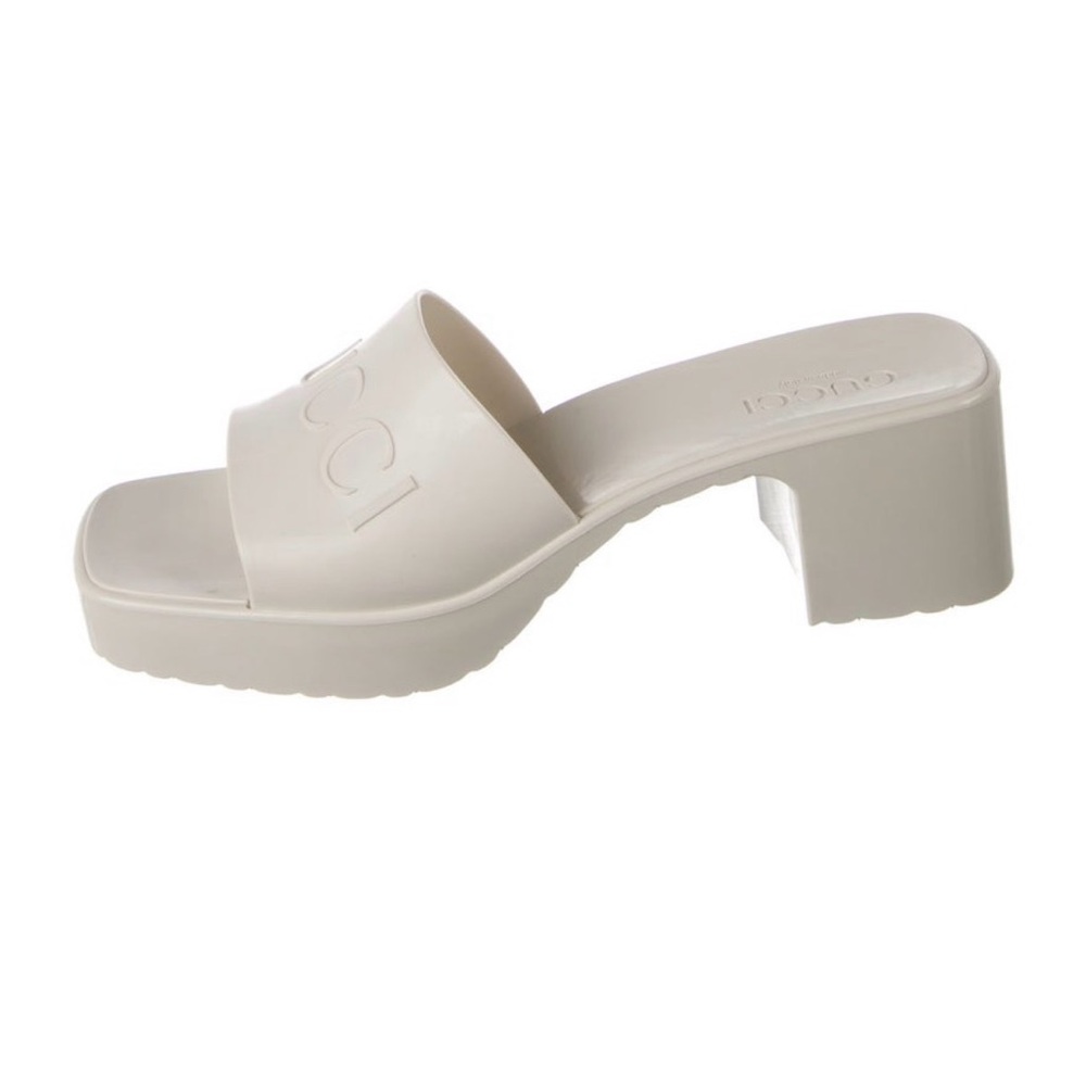 NWT Gucci Women's Mystic White Mules US 10 - Picture 3 of 6